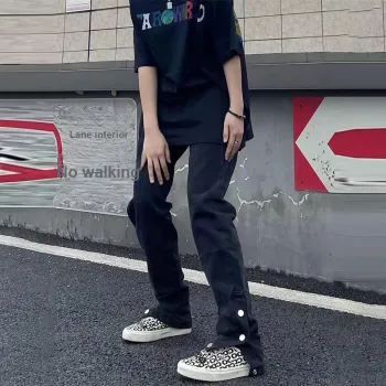 PANDA ADEVIL Jeans Unisex Black