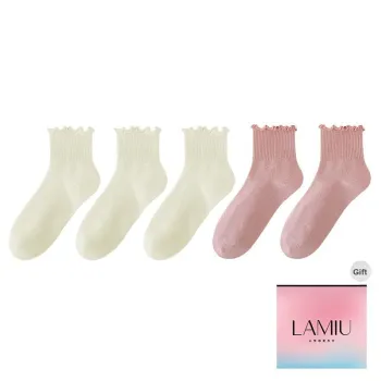 Lan Miao Mid Calf Socks Women's Shopping Bag 5 Pack