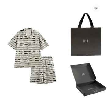 Same Language Pajama Gift Boxes Men's Warm Apricot