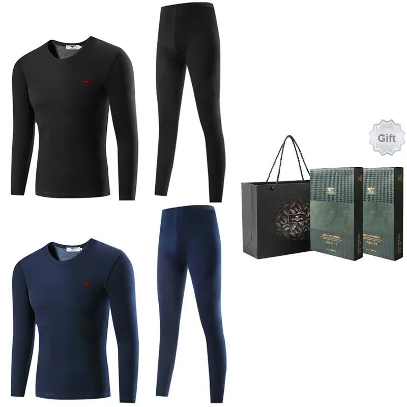 SEPTWOLVES Thermal Set Men's 2 Sets With Box Included-5