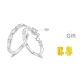 Love Frequency Couple Rings[925 Sterling Silver]