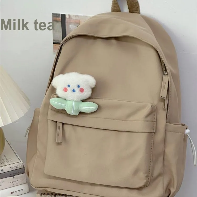 Worm's Home Nylon Backpack Regular Women's Multicolor-19