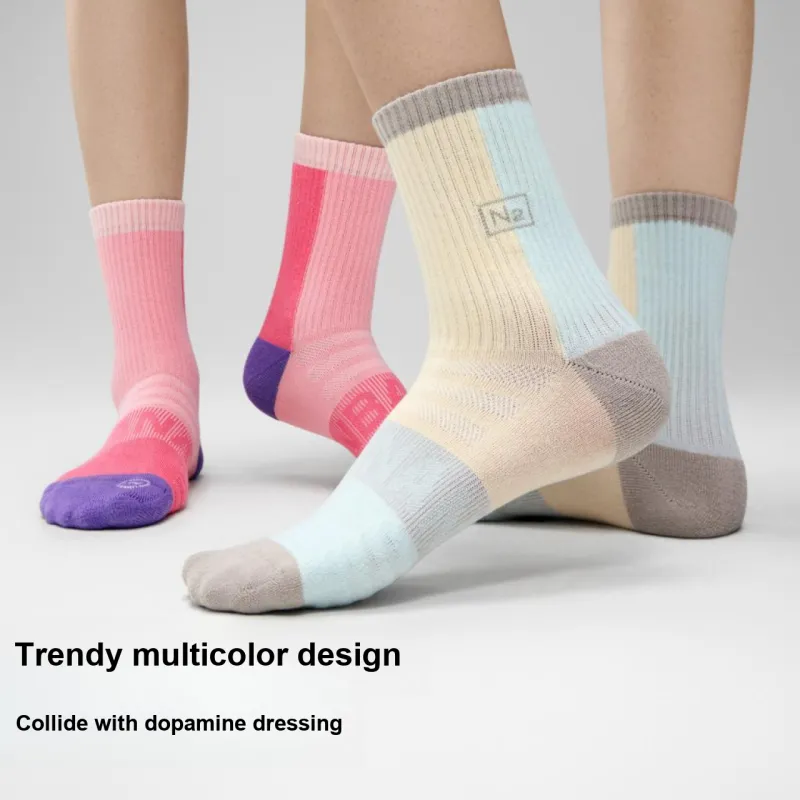 Bananain Mid Calf Socks Women's 3 Pack-3