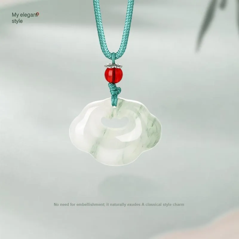 JINLIUFUJIXIANG Tianshan Jade Necklaces Unisex-2