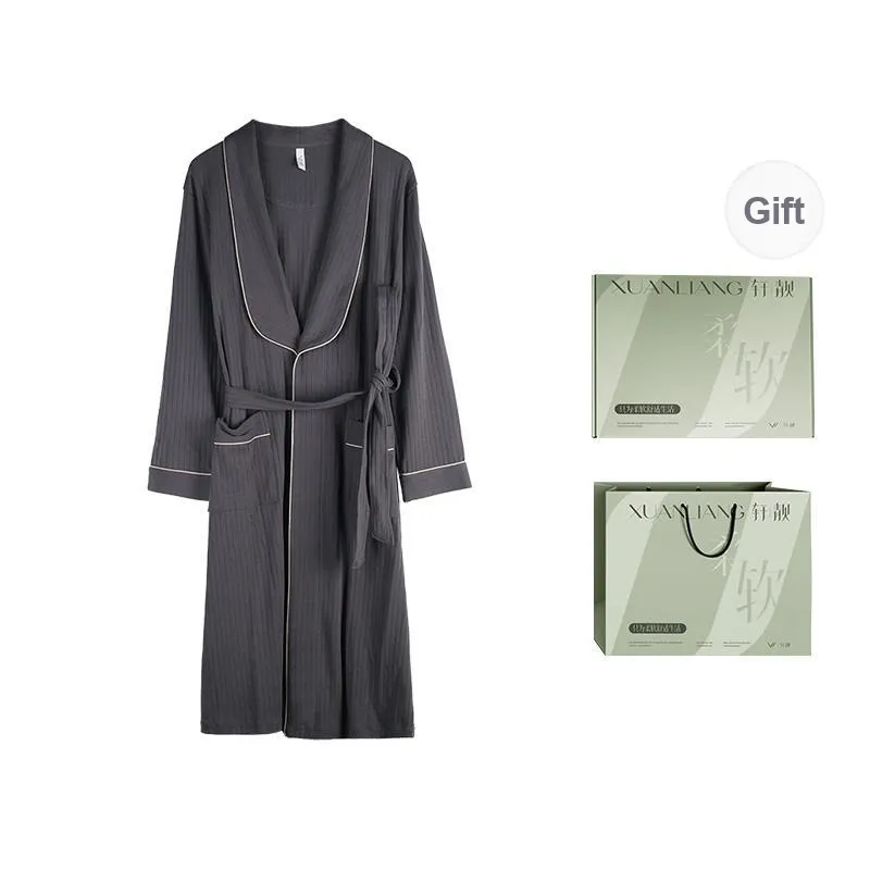 Xuan Liang Pajama Robe Loungewear Men's-0