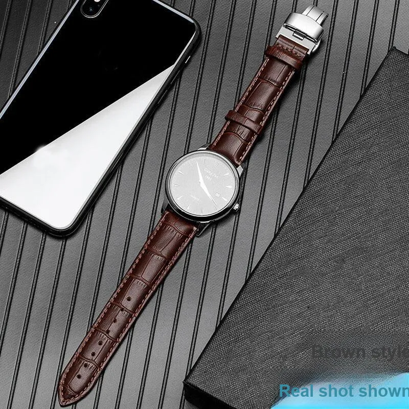 Gangjue Casio Rincón Compatibility Watch Band Genuine Leather Material-34