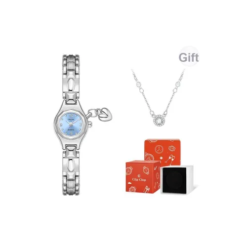 Clip Clop Кварцевый механизм сплав ремешок женские часы многоцветный циферблат