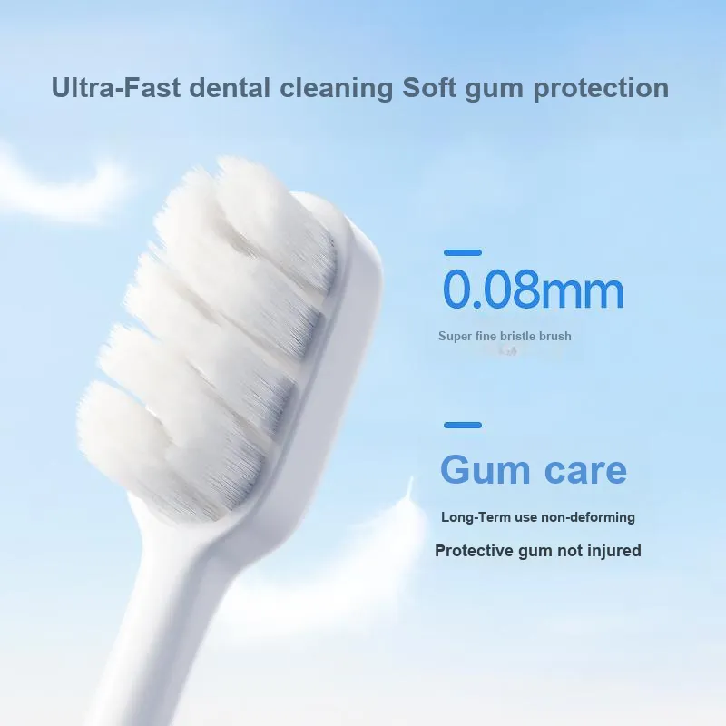NURSE.LI Flexible Soft Bristles Toothbrushes Gentle Deep Cleaning For Gum Protection And Efficient Tooth Gap Cleaning-4