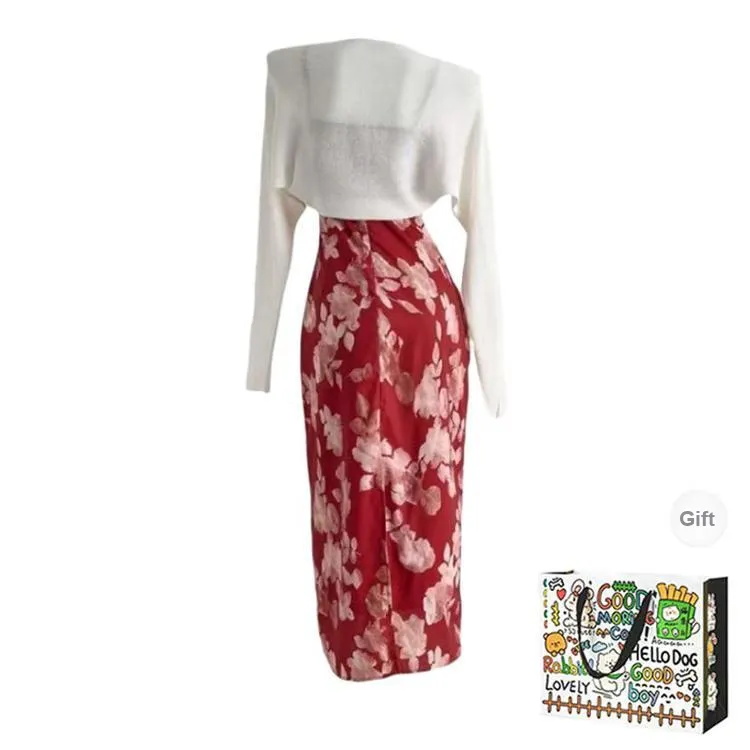 HAPG Two Piece Skirt Sets Women's-1
