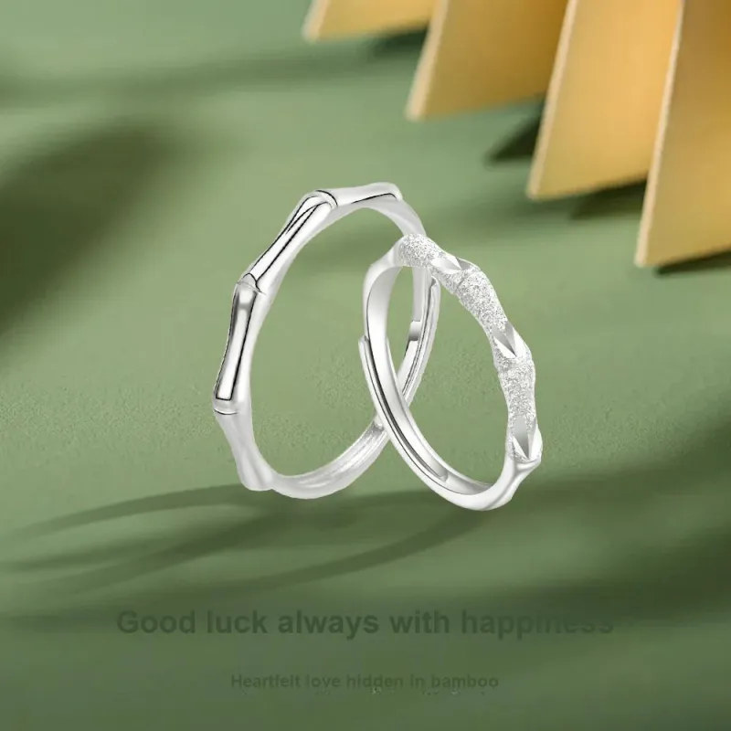 NUSQ Sterling Silver Rings Unisex-2