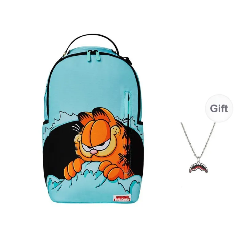 SPRAYGROUND Polyester Backpack Unisex Light Blue-10