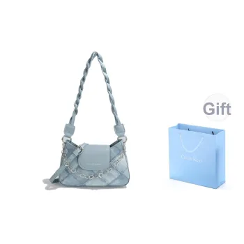 COLINS KEIRS Synthetic Leather Fashion Trend Chain Portable Shoulder Bag Shoulder Bag Regular Women's Blue