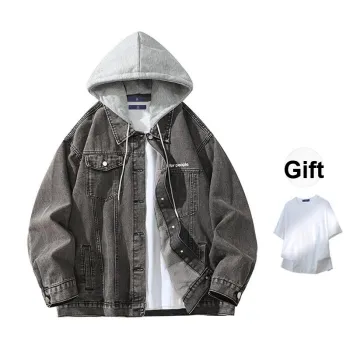 FAX FOR FMACM Denim Jacket Unisex Black