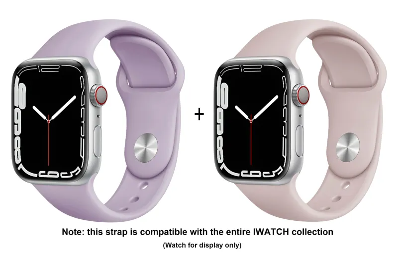 ZHISHENG Apple Compatibility Watch Band 38/40/41/42/44/45/49 All Silicone Material-14