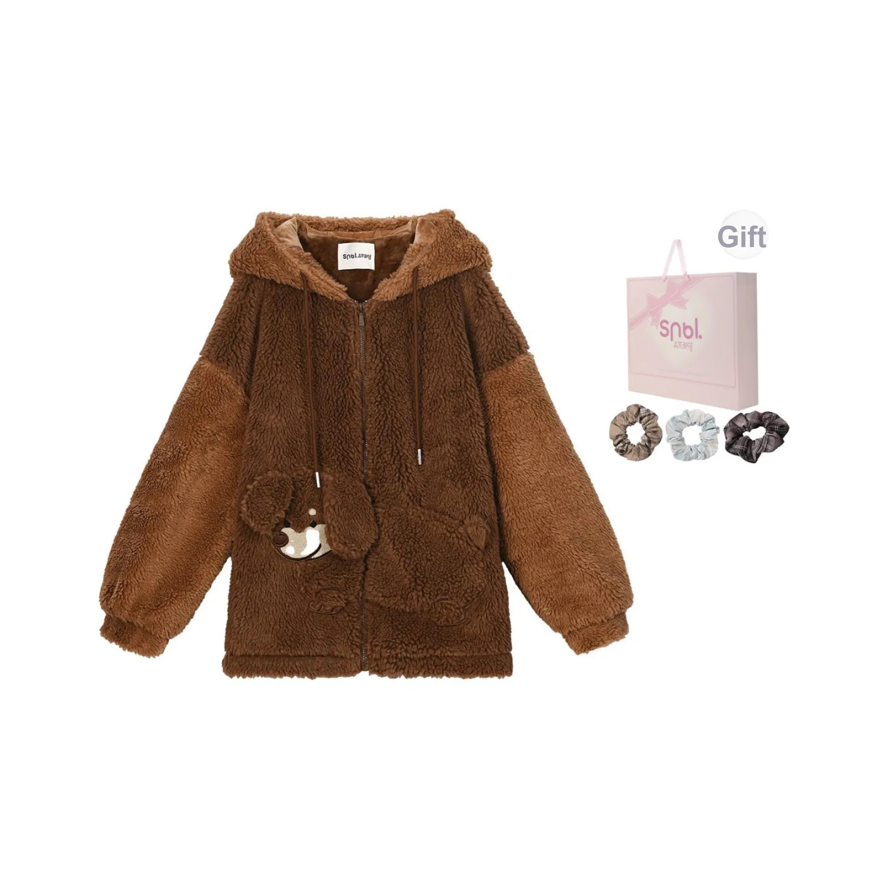 SNBL Вельвет Feel Пальто Женское Коричневый