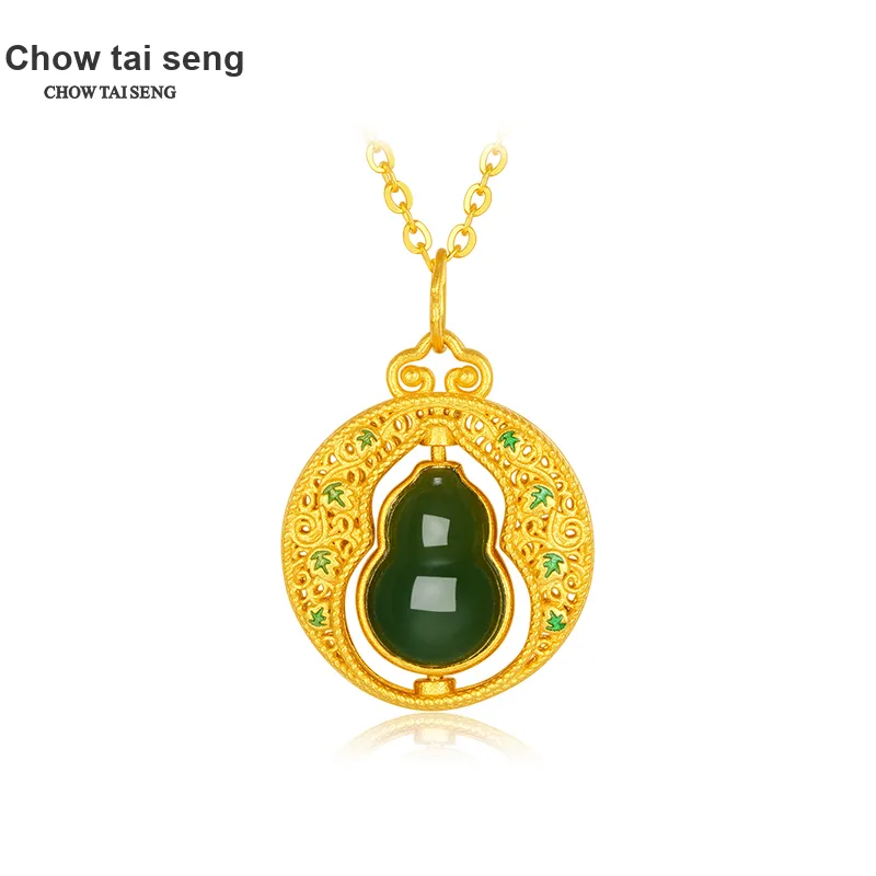 CHOW TAI SENG Ice Glutinous Necklaces Women's-3
