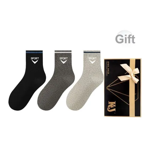 KJ Носки Crew Мужские Подарочная Коробка Набор
