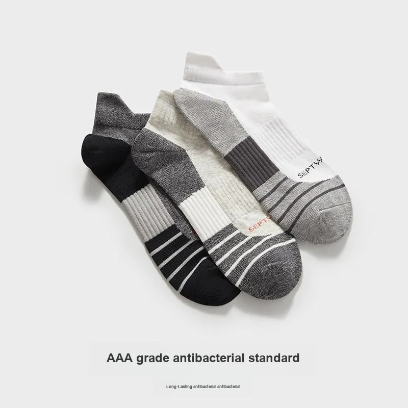 SEPTWOLVES Ankle Socks Men's 3 Pack-3