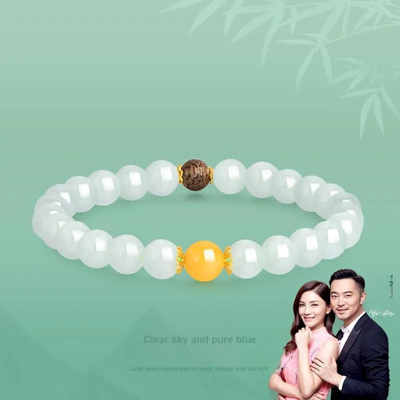 JINLIUFUJIXIANG Ice Glutinous Bracelets Unisex-1