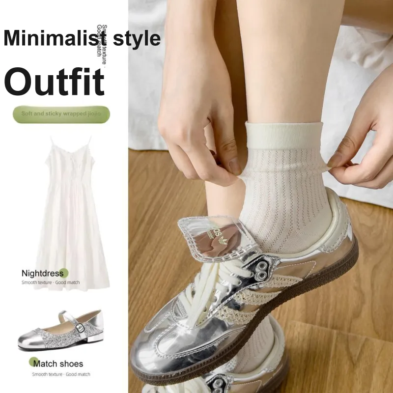XXLLG Mid Calf Socks Women's 6 Pack-4