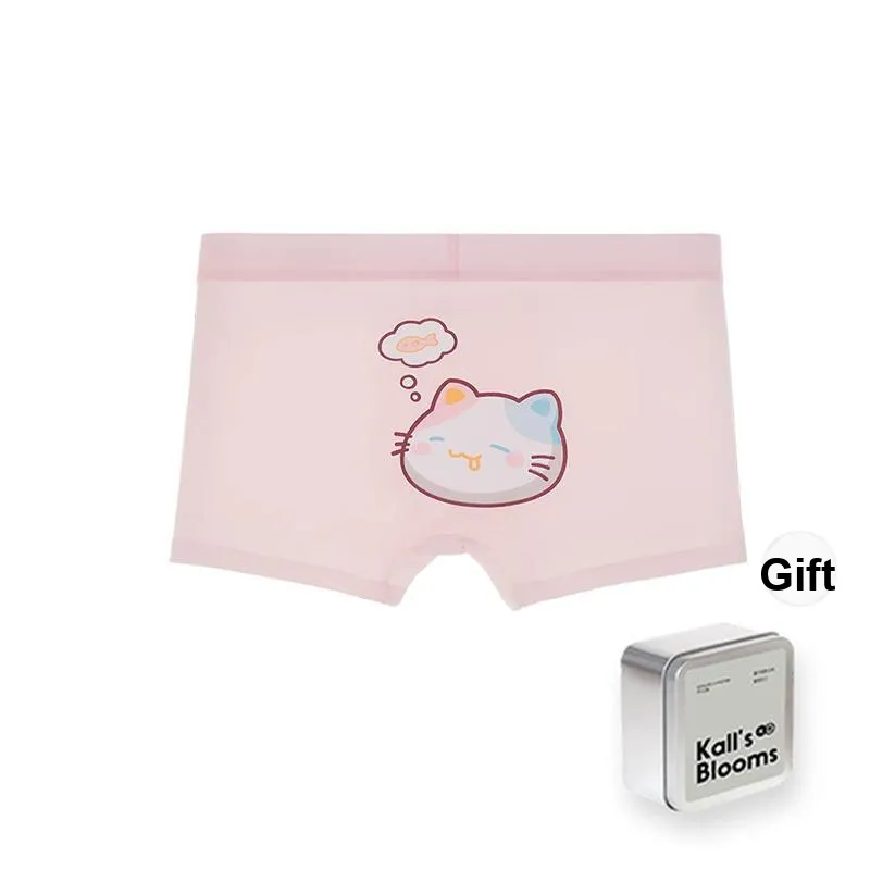 Maiden House Underpants Men's Box 1 Pack Chubby Cat Pink