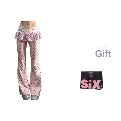 CTRTRC Pink Women's Casual Pants CTRTRC Розовые Женские Повседневные Штаны