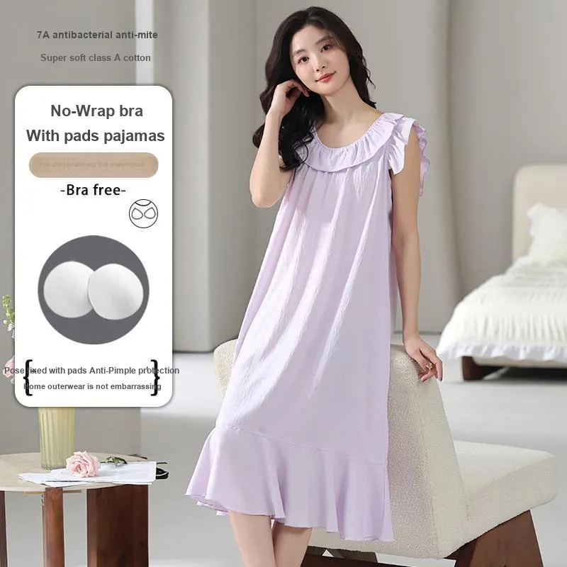 MADALLO Women's Nightgowns-4