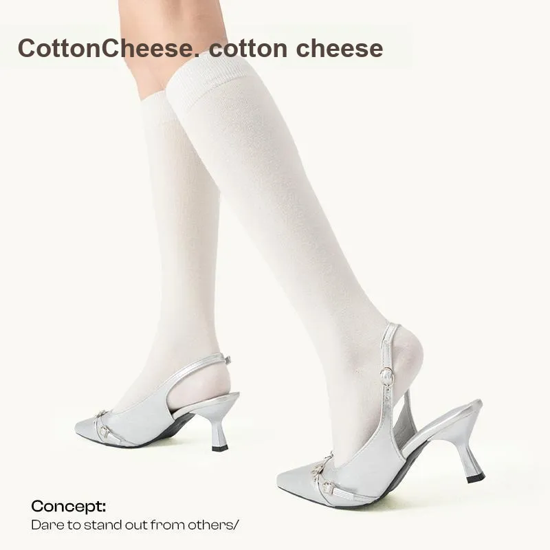COTTON CHEESE Knee High Socks Women's 1 Pack-5