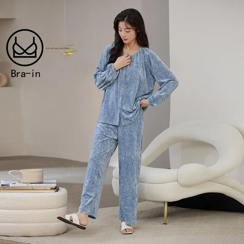 MADALLO Pajama Set Women's Sky Blue-5