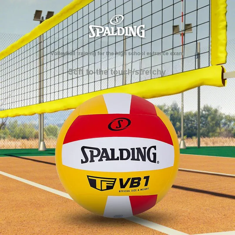 SPALDING TF Collection PU Size 5 Ball Volleyball Unisex Red Yellow-2