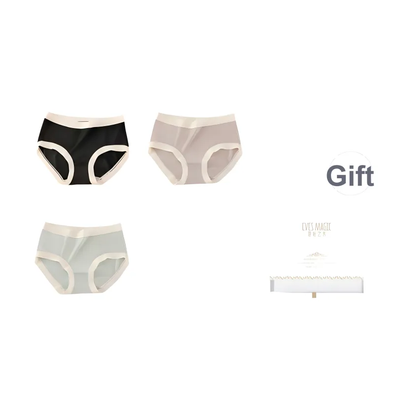 XIA.WA.ZHI.XIU Underpants Women's Shopping Bag 3 Pack-55