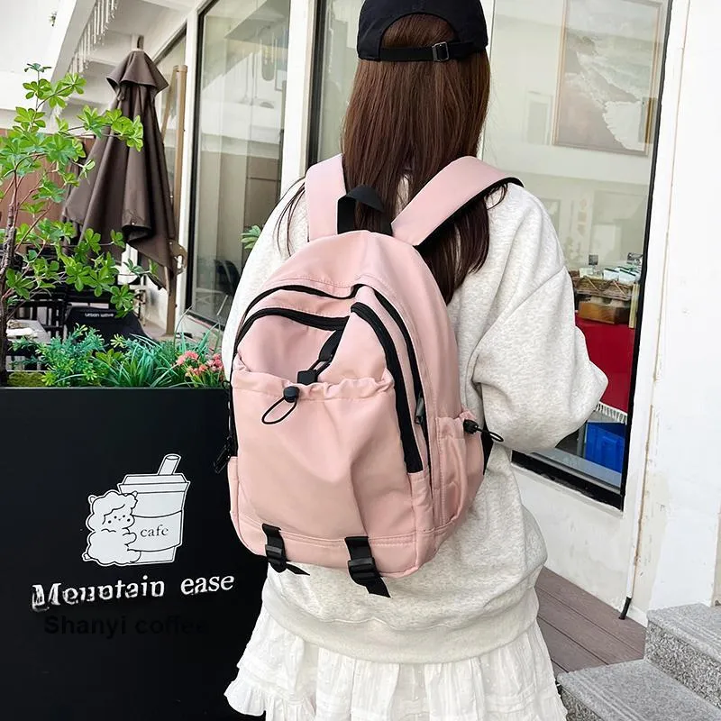MOK Nylon Backpack Regular Unisex Multicolor-12