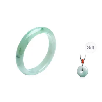 With The Heart Of The Jade Bean Type Jadeite Bangles Women's