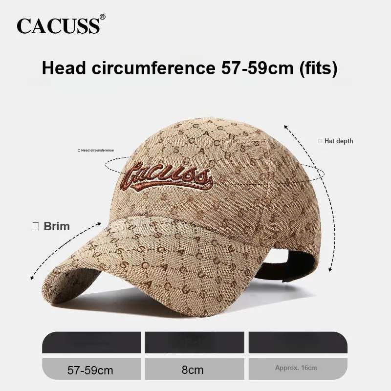 CACUSS Junior Hats & Caps With Premium All over Print Spring Summer Embroidery Baseball Caps Unisex-5
