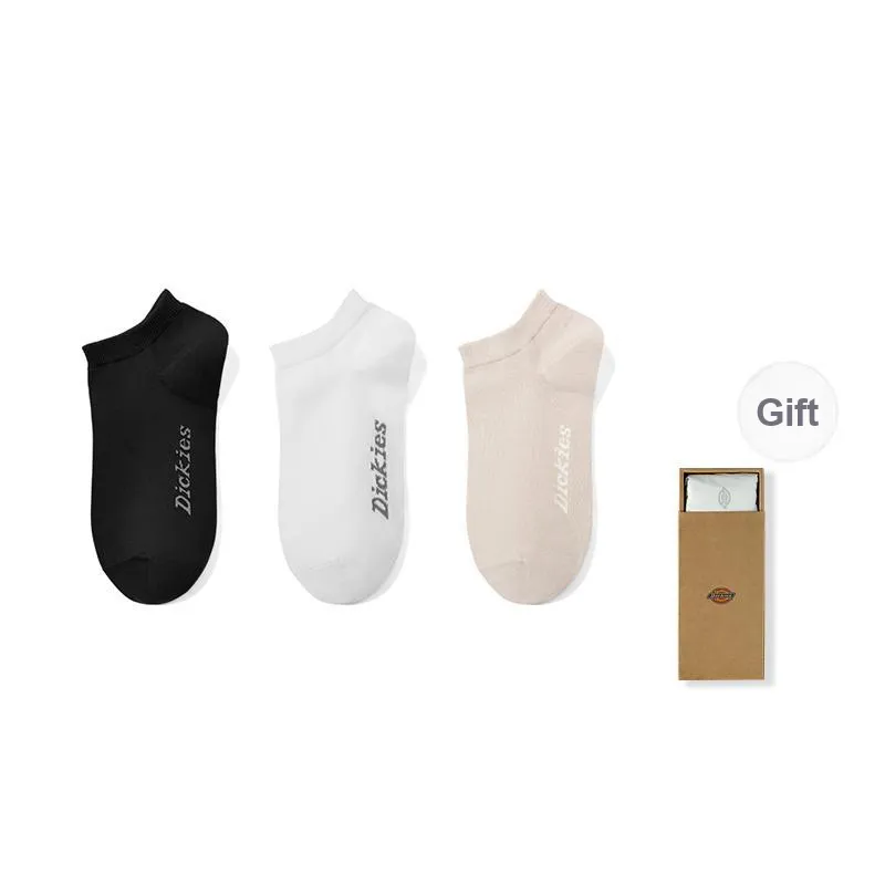 Dickies 95% Cotton Slip Resistant Invisible No Show Socks Unisex Gift Box Combination-30