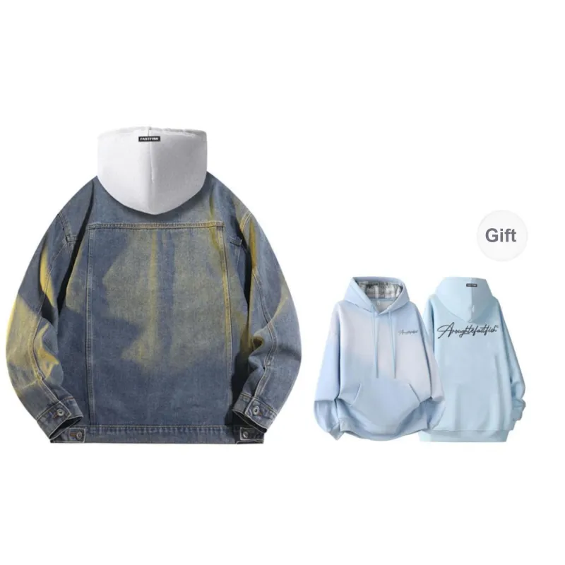 FASTFISH Denim Jackets Unisex-31