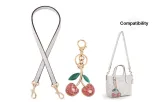 [Underarm]White Pink Crystal Cherry Pendant