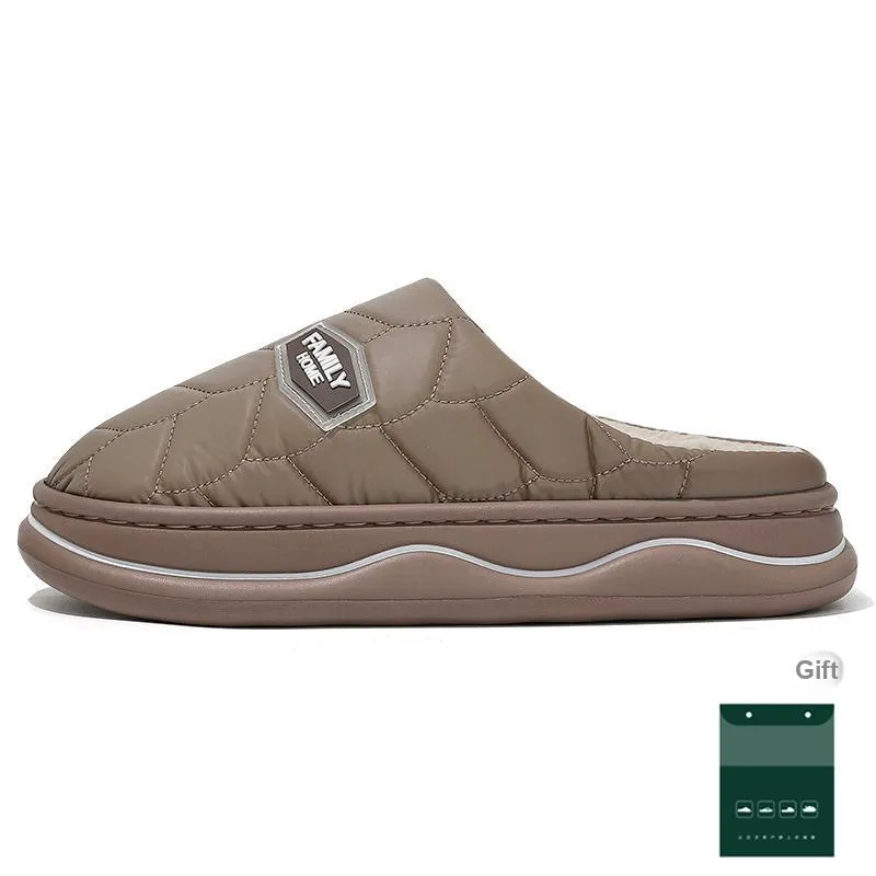 KUUJOO Soft Soled Padded Shoes For Men, Home Slippers-7