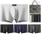 Solid Color 4 Pack Box Included (Black+Iron Gray+Light Gray+Navy Blue) 100% cotton Antibacterial/Shopping Bag Included