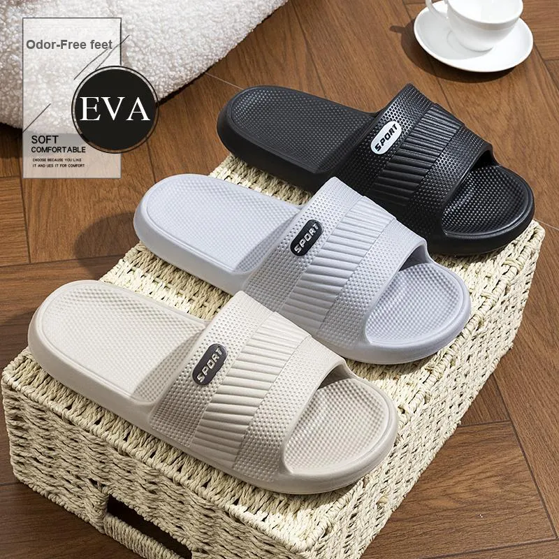 LUNNIFEIYA Squashy And Bouncy Feeling Summer Indoor Home Bathroom Bathing Slip Resistant Slippers-4