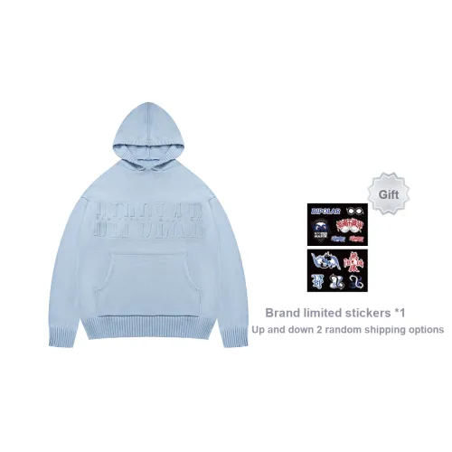 BIPOLAR Sweaters Unisex Light Blue