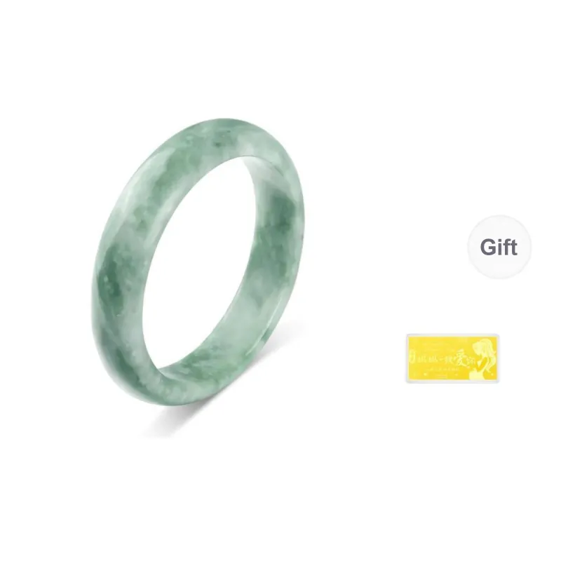 Love Jewelry Guizhou Green Jade Bangles Women's-10