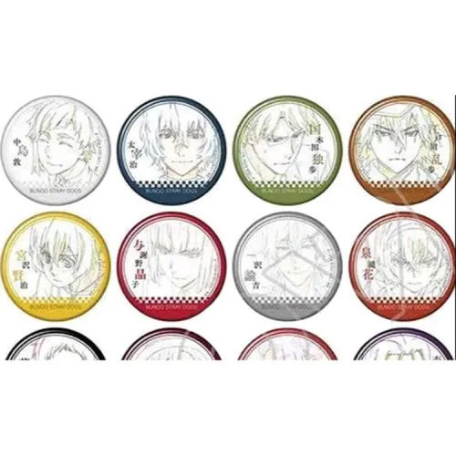 Animate Bungo Stray Dogs Badge Original Artwork From The Anime Version IP Merch