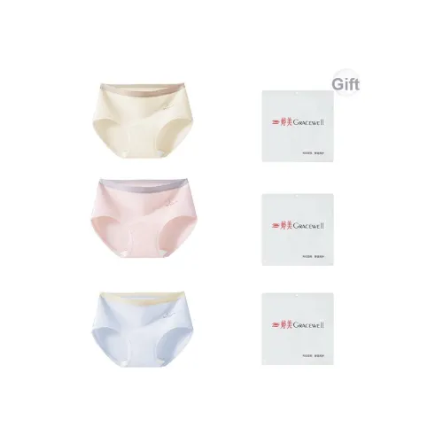 GRACEWELL Женское нижнее белье сумка для покупок 3 упаковки