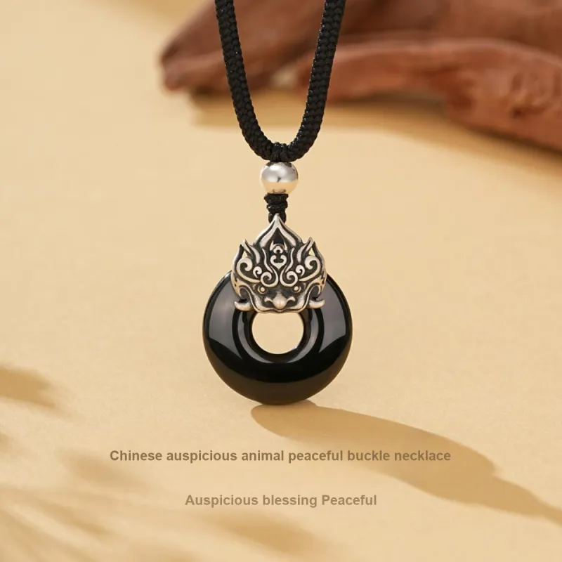 SEVEN COOK Agate Necklaces Men's-1