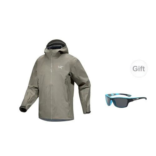 Arcteryx Beta Series Windbreaker Jackets Men Misty Green Grey+Free Eyeglasses