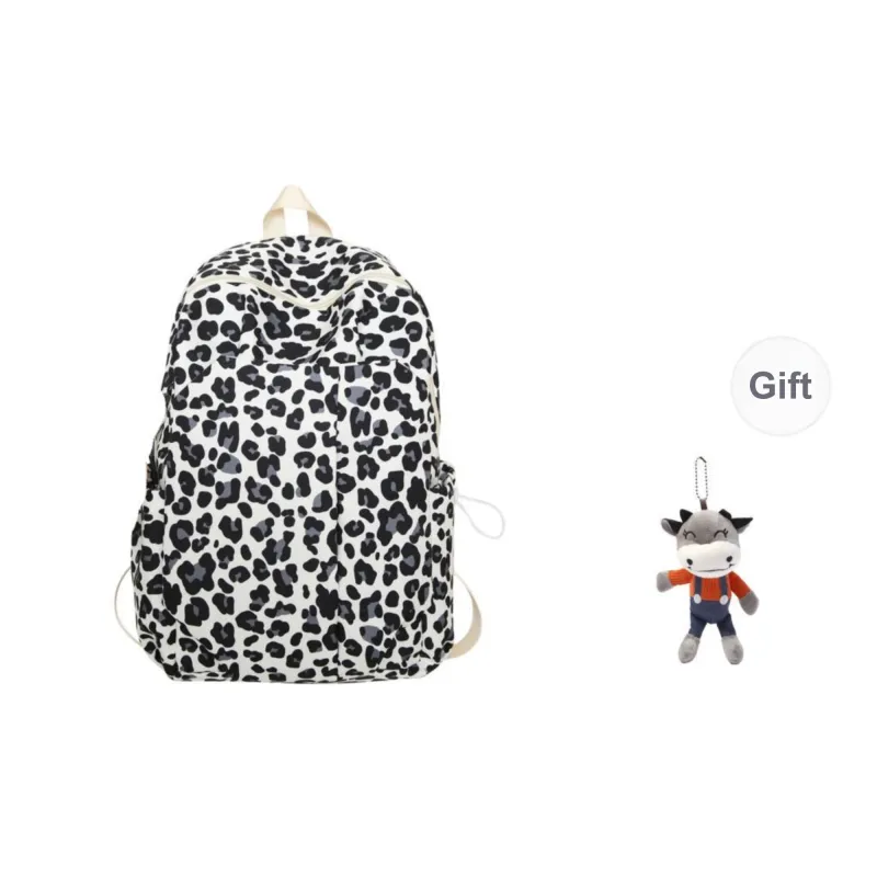 URBAN FOREST Nylon Backpack Unisex Black/Blue/Pink/Brown-0