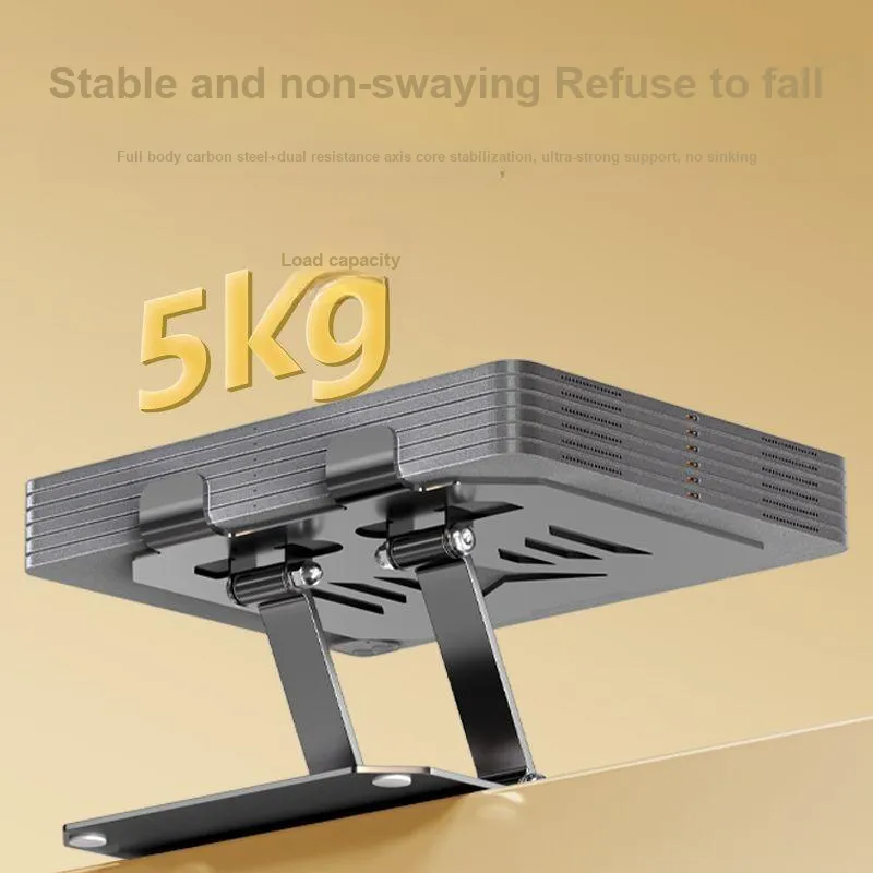 LUCK OU Tablet Stands Carbon Steel Mechanical Rotating IPad All Foldable Compatibility With Xiaomi, Huawei, And Apple-3