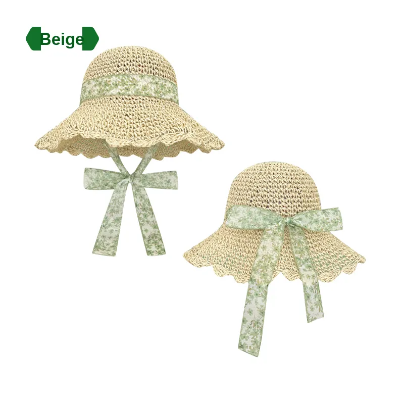 Mulinsen Straw Woven Bucket Hats Unisex-1