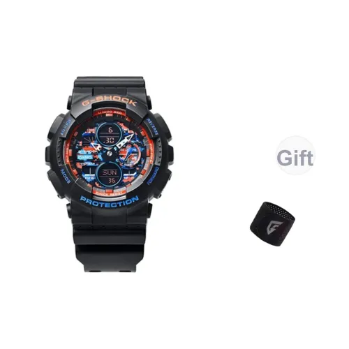 CASIO Кварцевый механизм Смольный ремешок Часы для мужчин Многоцветный циферблат